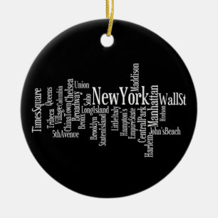 New- York Cityverzierung Keramikornament