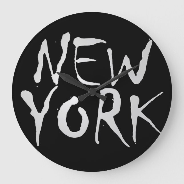 NEW- YORK CITYWanduhr Große Wanduhr (Vorderseite)