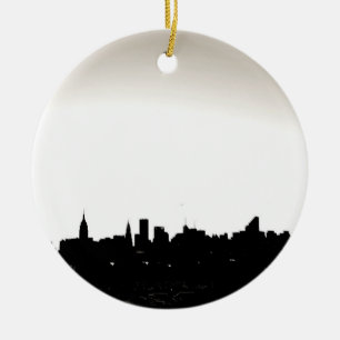 New- York Cityweihnachtsverzierung Keramikornament