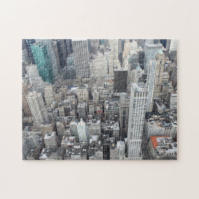 New- York Citywolkenkratzer von oben Puzzle (Horizontal)
