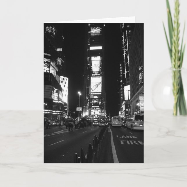 New- York Cityzeit-Quadrat Karte (Vorderseite)