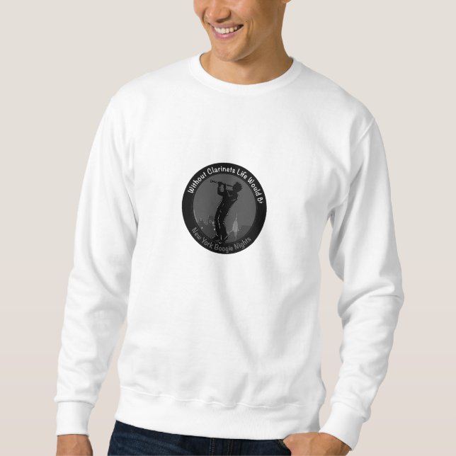 New York Clarinet Player Sweatshirt (Vorderseite)