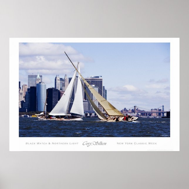 New York Classic Week Sailing Poster (Vorne)