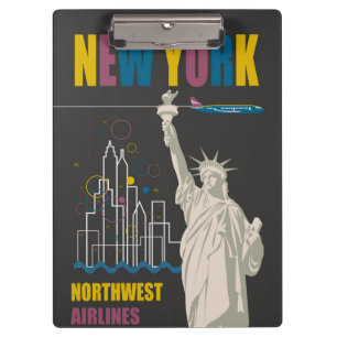 New York Clipboard Klemmbrett