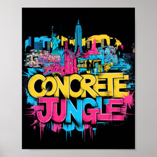 New York Concrete Jungle Poster