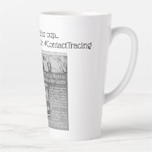 New York Contact Tracers Latte Tasse