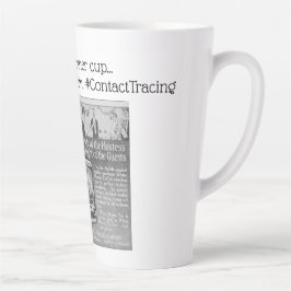 New York Contact Tracers Latte Tasse