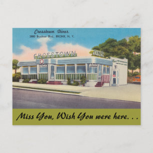 New York, Crosstown Diner, Bronx Postkarte