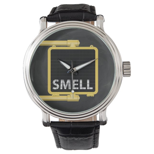 New York Crosswalk - Schildchen riechen Armbanduhr (Vorderseite)