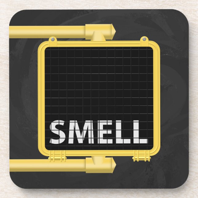 New York Crosswalk - Schildchen riechen Getränkeuntersetzer (Vorderseite)