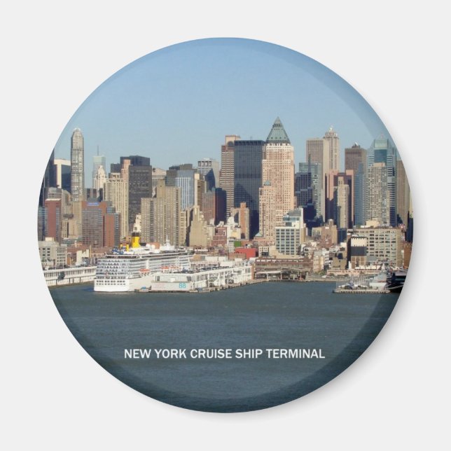 New York Cruise Ship Terminal Magnet (Vorne)