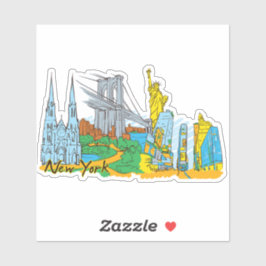 New York Ctiy Aufkleber