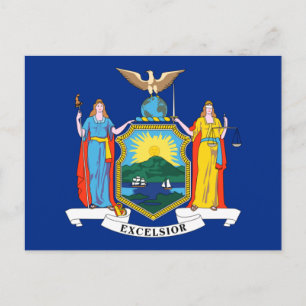 New York: Der Empire State, Heimat der Big Apple-F Postkarte
