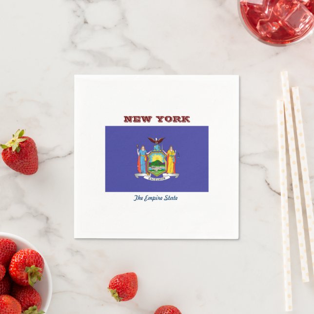 New York, der Empire State, Serviette (Beispiel)