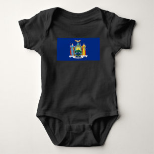 New York: Der Empire State, Zuhause Big Apple Flag Baby Strampler