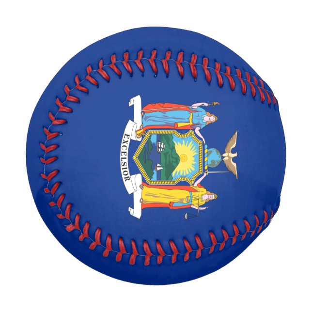 New York: Der Empire State, Zuhause Big Apple Flag Baseball (Vorderseite Links)