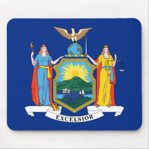 New York: Der Empire State, Zuhause Big Apple Flag Mousepad