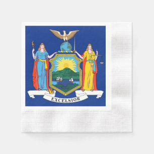 New York: Der Empire State, Zuhause Big Apple Flag Serviette