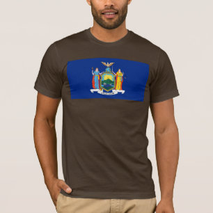 New York: Der Empire State, Zuhause Big Apple Flag T-Shirt