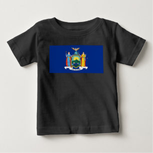 New York: Der Empire State, Zuhause der Big Apple  Baby T-shirt