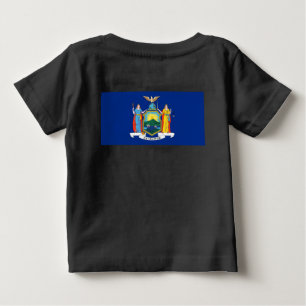 New York: Der Empire State, Zuhause der Big Apple  Baby T-shirt