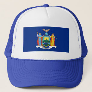 New York: Der Empire State, Zuhause der Big Apple Truckerkappe