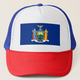 New York: Der Empire State, Zuhause der Big Apple Truckerkappe