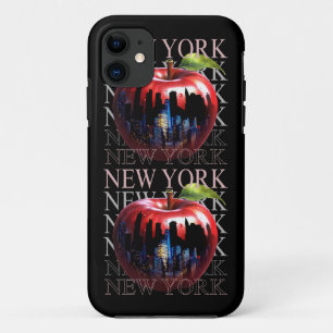 New York Der Große Apfel Frucht Silhouette Stadt Case-Mate iPhone Hülle