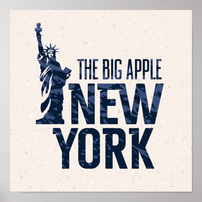 New York | Der große Apfel Poster (Vorne)