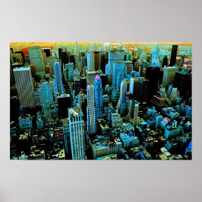 New York der Zukunft Poster (Vorne)