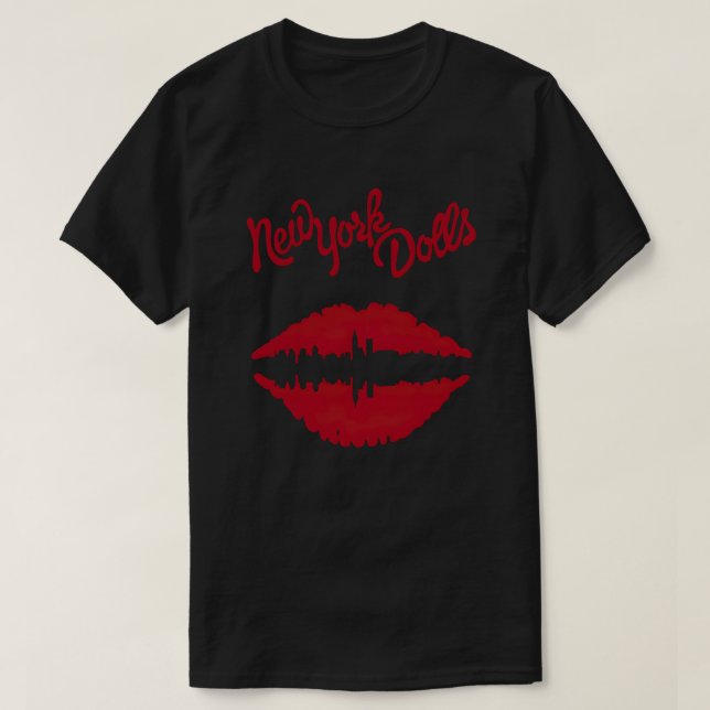 New York Doll's (Red Lips) T-Shirt (Design vorne)