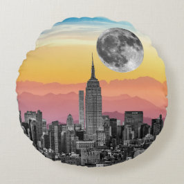 New York Dream Rundes Kissen