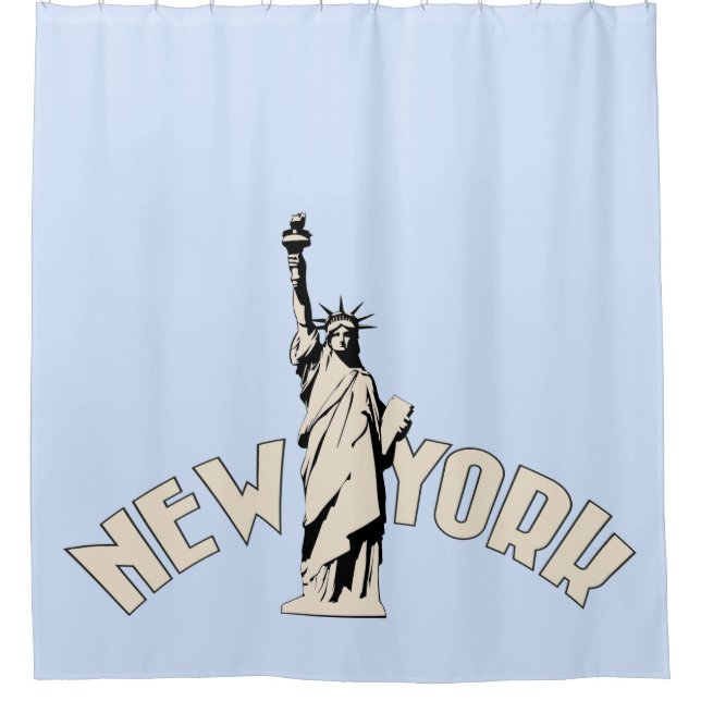 New York Duschvorhang (Vorderseite)