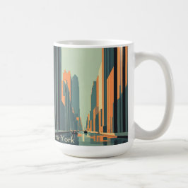 New York - eine Vintage Hommage Kaffeetasse