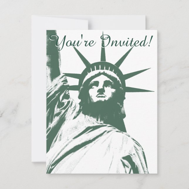 New York Einladungen Personalisiert New York UAWG (Vorderseite)