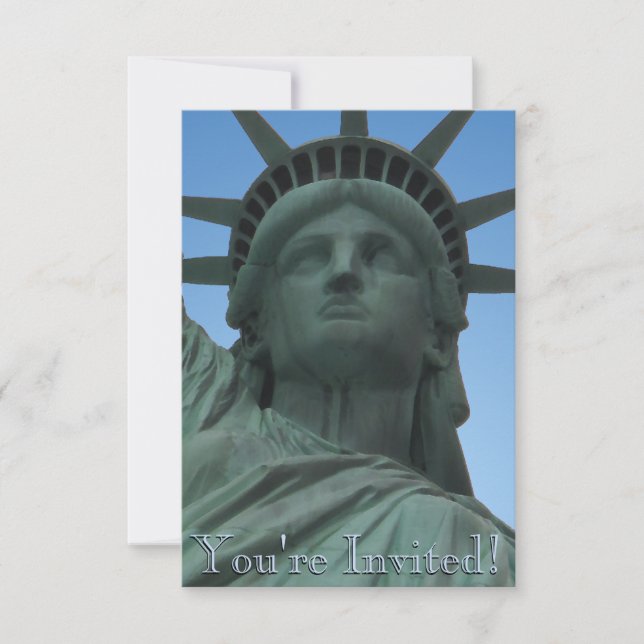 New York Einladungen Personalisiert New Yorker UAW (Vorderseite)