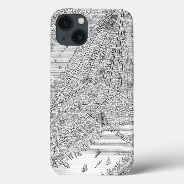 New York: El Train, C1878 Case-Mate iPhone Hülle (Rückseite)