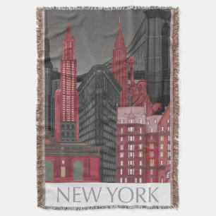 New York Elevations by Night - Red Decke