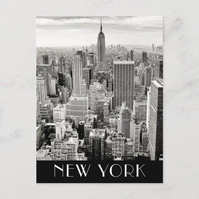New York Empire State Postkarte (Vorderseite)