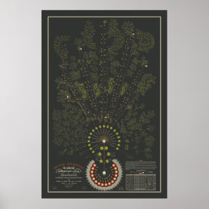 New York & Erie Railroad Org - Dunkel - Farbe Poster