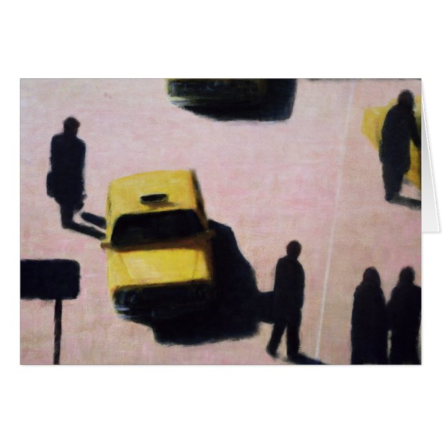 New York fährt 1990 mit einem Taxi (Vorderseite (Horizontal))