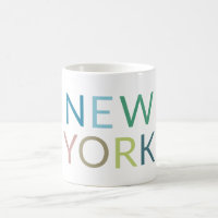 New York: Farbiger Text
