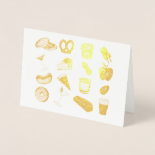 New York Feinschmecker Classic NYC Foods Pizza Bag Folienkarte