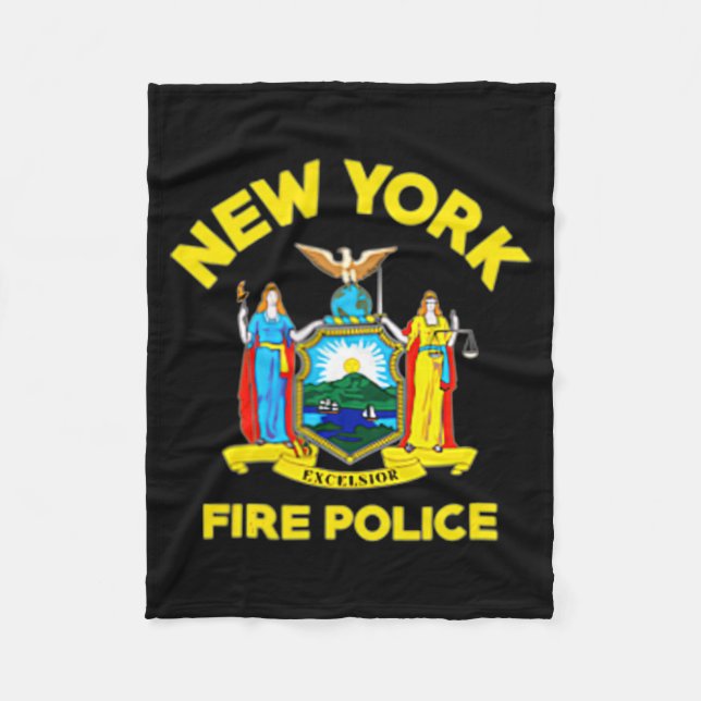New York Fire Lice Department Firefighters  Fleecedecke (Vorderseite)