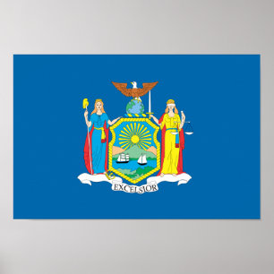 NEW YORK Flag - Poster