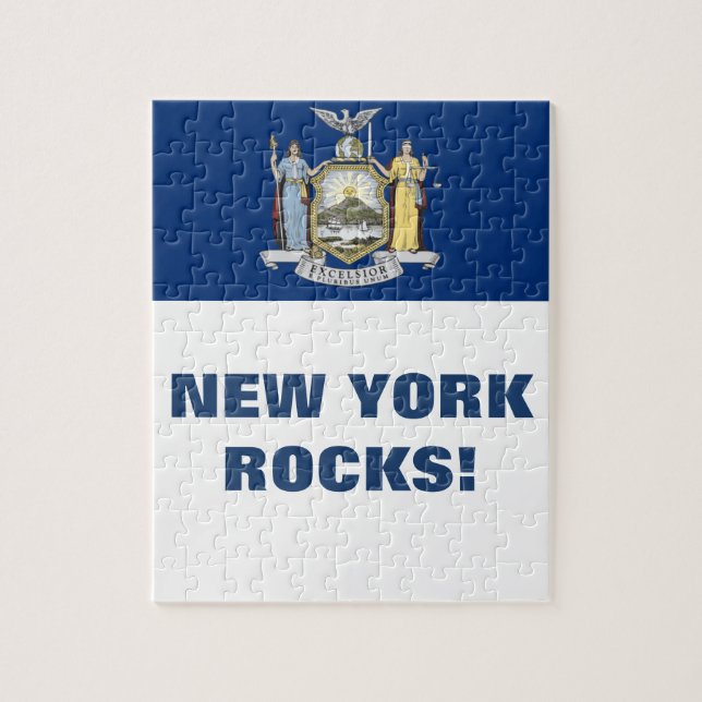 NEW YORK FLAG PUZZLE (Vertikal)