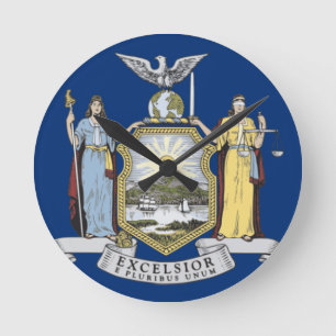 NEW YORK FLAG RUNDE WANDUHR