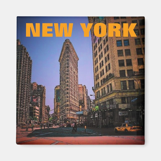 New York (Flatiron) Magnet (Vorne)