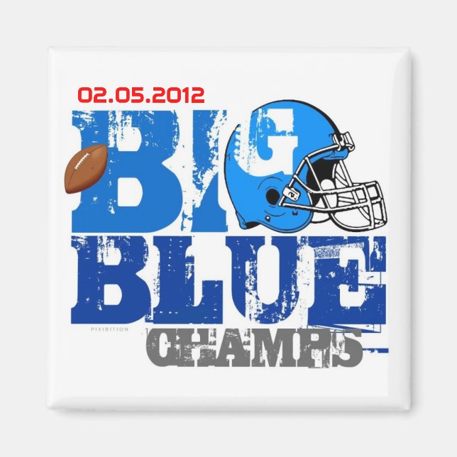 New York Football Champs Magnet 2012 (Vorne)