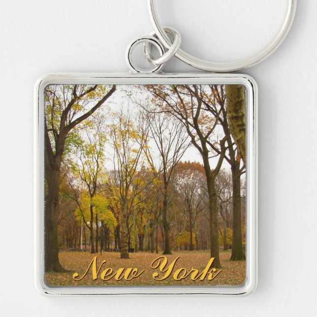 New York Forest Key Chain New York Souvenirs Schlüsselanhänger (Vorne)